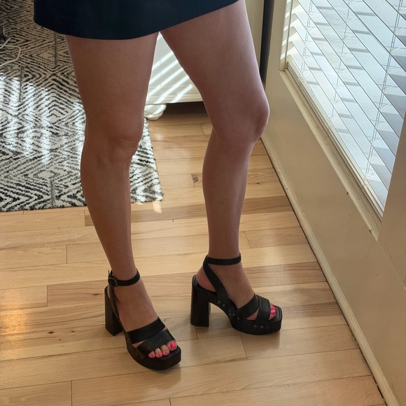 Sam Edelman Women's Rosalind Platform Sandals! Size 6! Black! - Picture 2 of 6